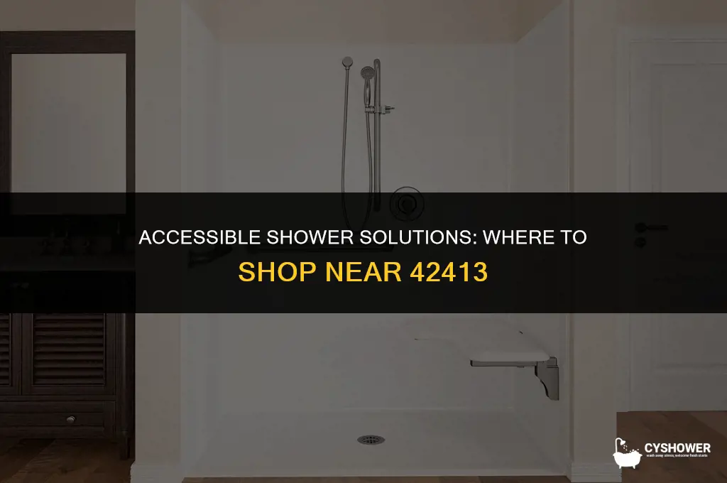 where can we shop for handicap shower products near 42413