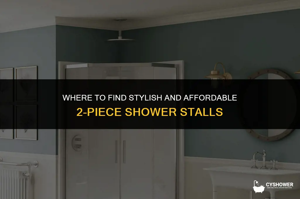 where can you buy a 2 piece shower stall