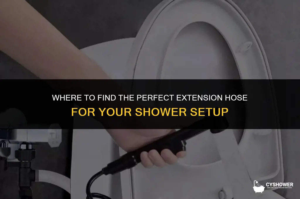 where can you buy a extenstion hose for a shower