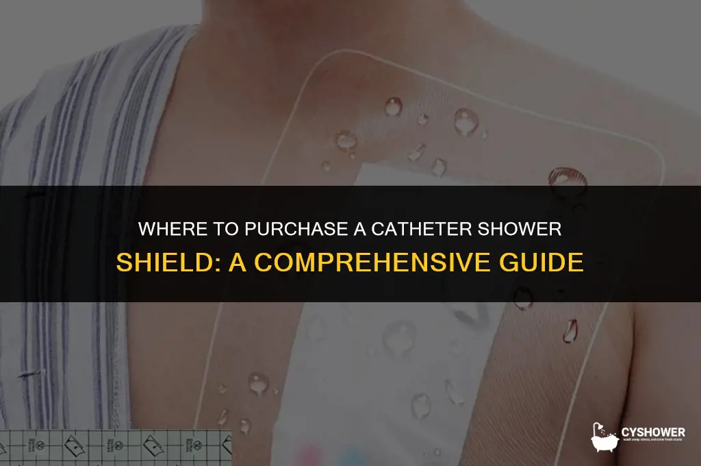 where can you buy catheter shower shield