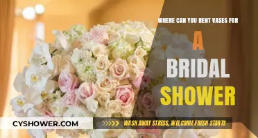 Renting Vases for Your Bridal Shower: Top Locations and Tips