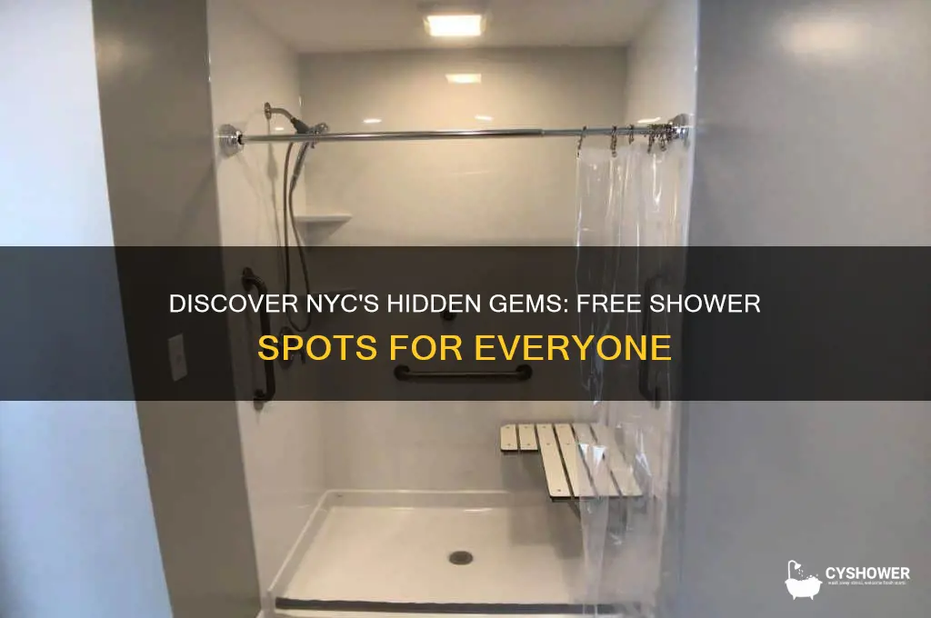 where can you take a free shower in nyc