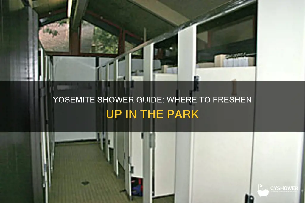 where can you take a shower in yosemite