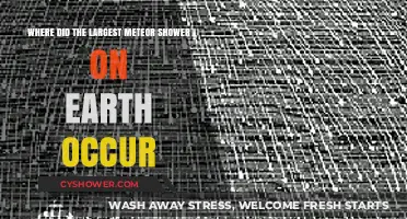 The Great Meteor Shower: Earth's Largest Celestial Event Location