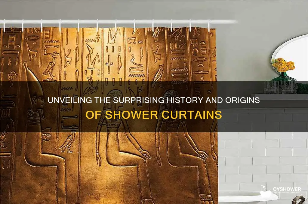 where do shower curtains originate