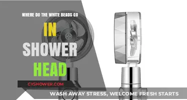 Where Do White Beads Go in Shower Heads? A Guide