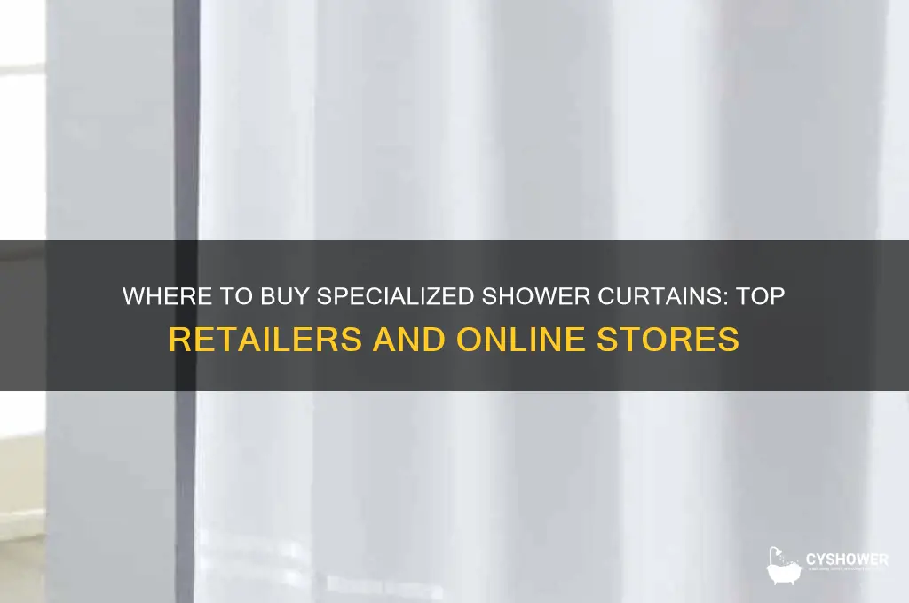 where do they sell specialized shower curtains