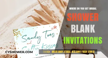 Where to Find Bridal Shower Blank Invitations for Your Celebration