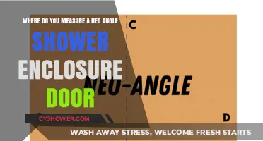 How to Measure a Neo-Angle Shower Enclosure Door Accurately