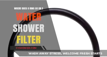 Proper O-Ring Placement for E-Water Shower Filter Installation Guide