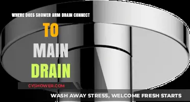 Where Does Your Shower Arm Drain Connect to the Main Drain?