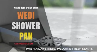 Where Does Water Drain in a Wedi Shower Pan?