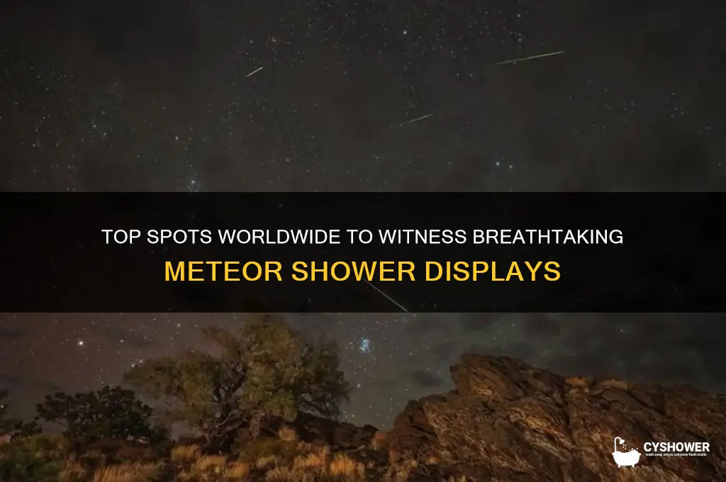 where is best place to see meteor shower