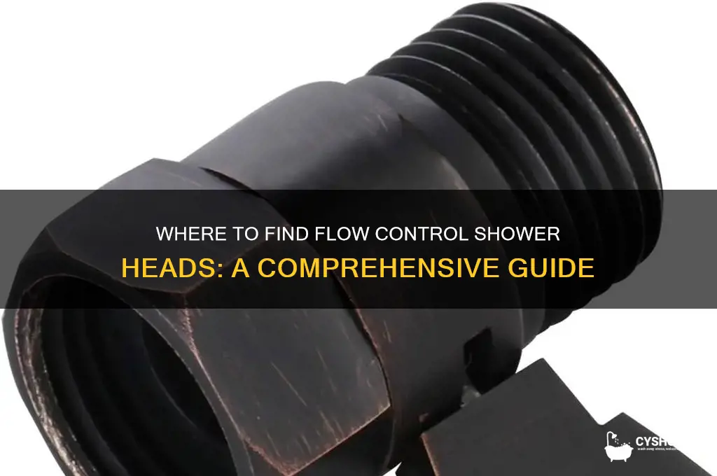 where is flow control shower head