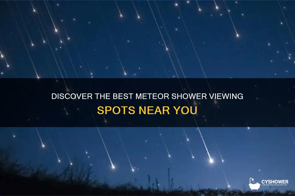 where is the meteor shower my area