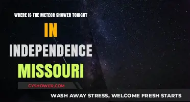 Meteor Shower Viewing Guide for Independence, Missouri Tonight