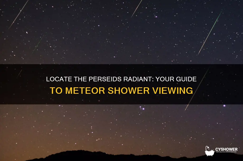 where is the radiant for the perseids meteor shower