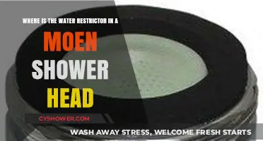Finding the Water Restrictor in Your Moen Shower Head: A Guide