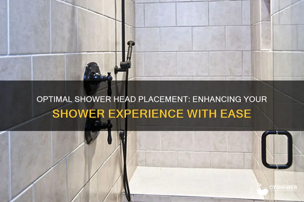 where place shower head in shower