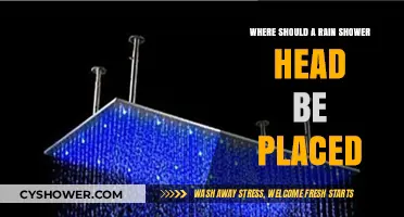 Optimal Rain Shower Head Placement for a Luxurious Shower Experience