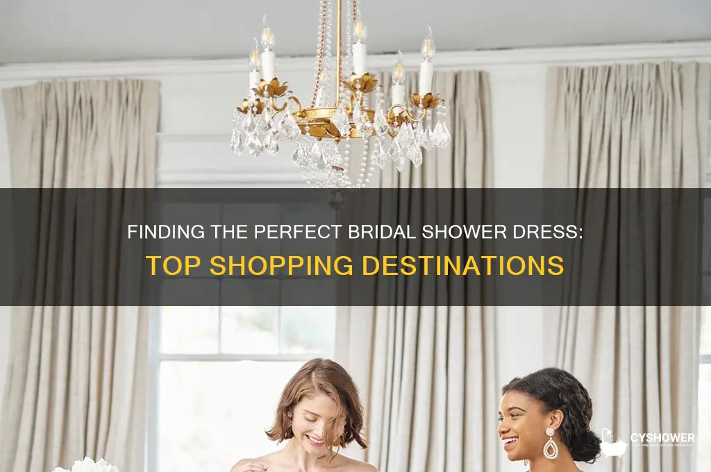 where should i buy my bridal shower dress