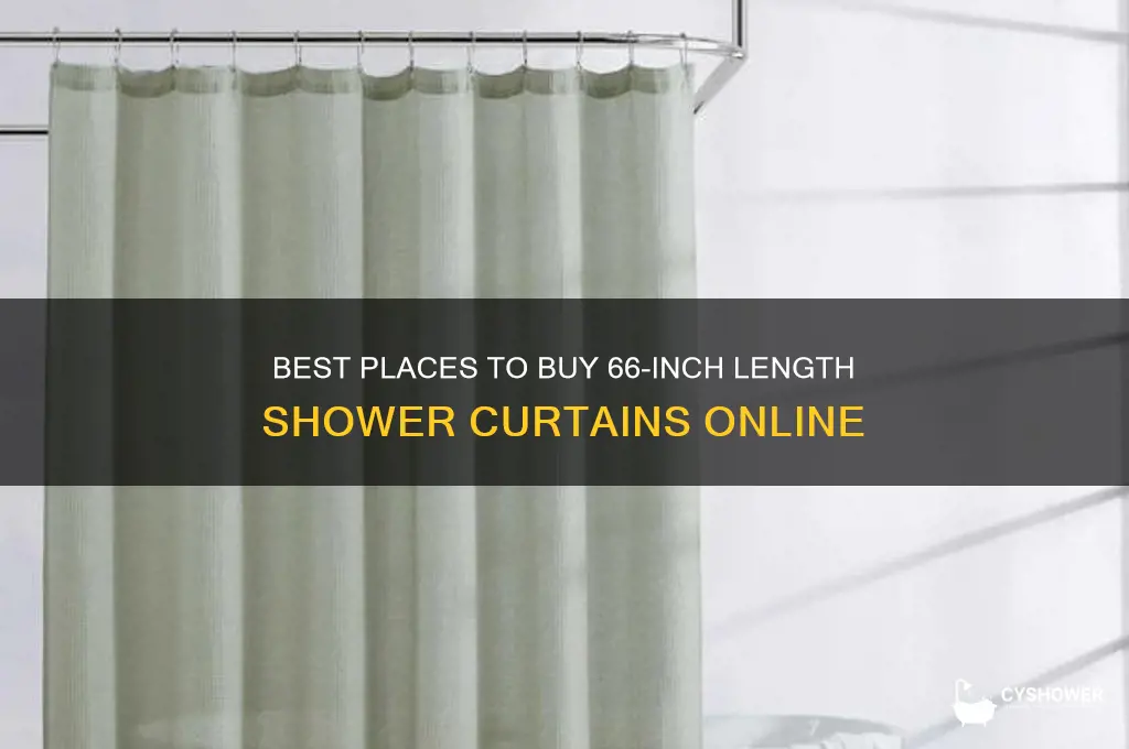 where tio buy 66 lenght shower curtains