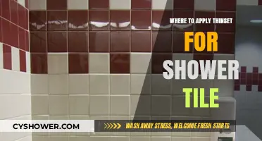 Mastering Shower Tile Installation: Where to Apply Thinset for a Perfect Finish