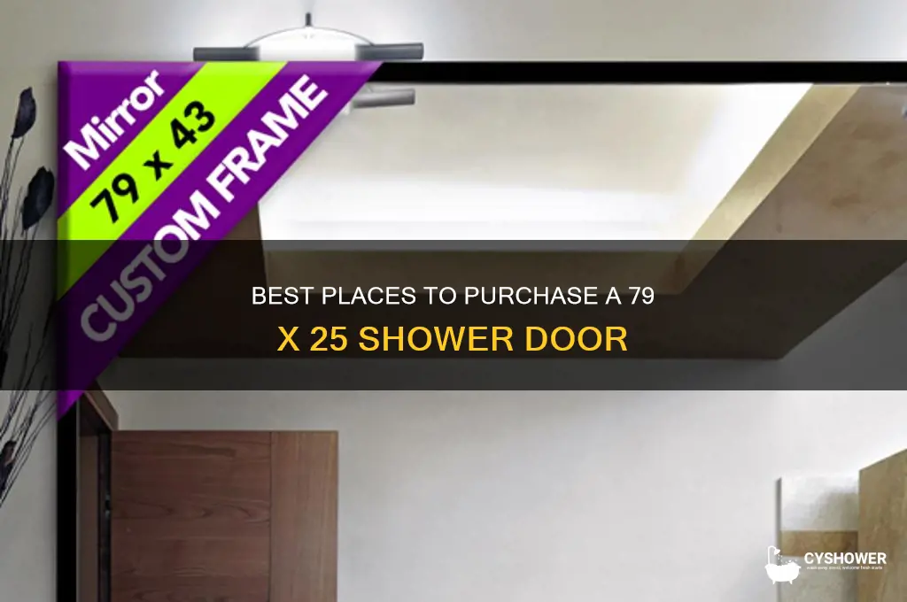 where to buy a 79 x 25 shower door