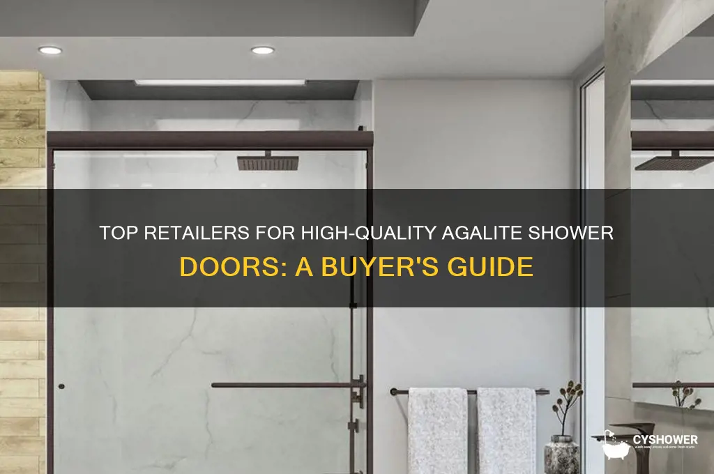 where to buy agalite shower doors