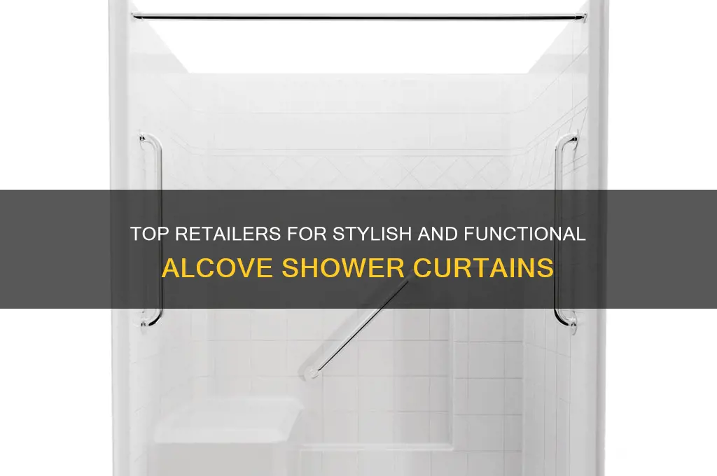 where to buy alcove shower curtains