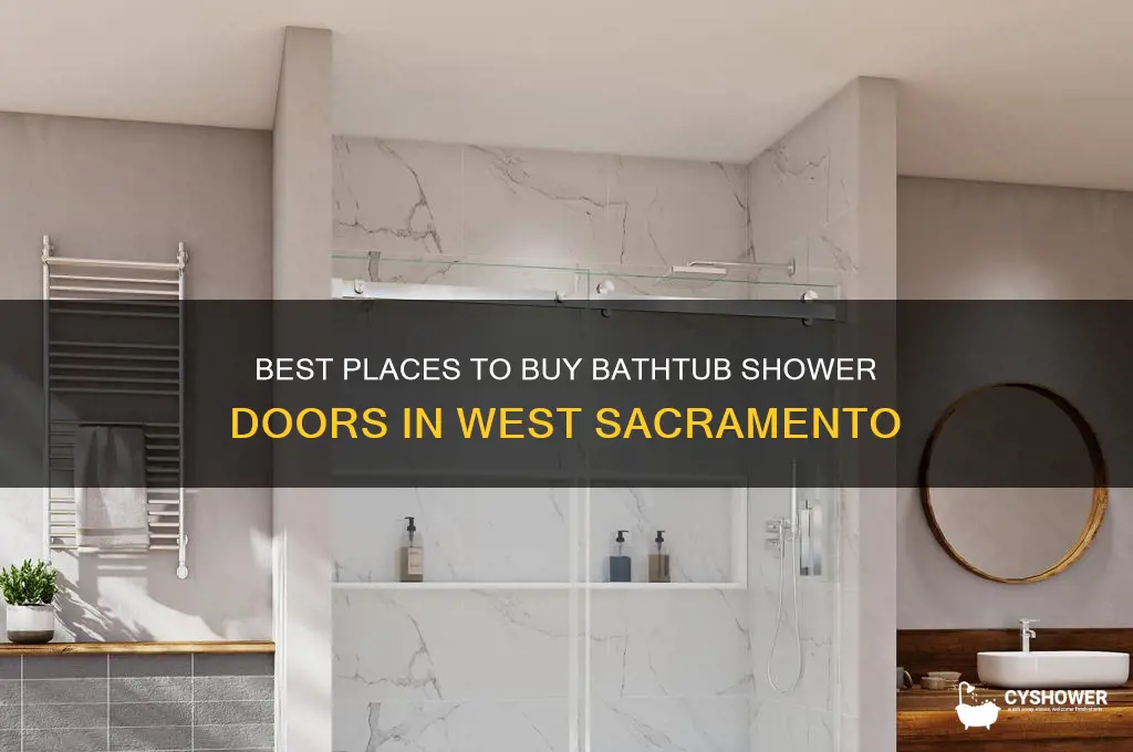 where to buy bathtub shower doors in west sacramento