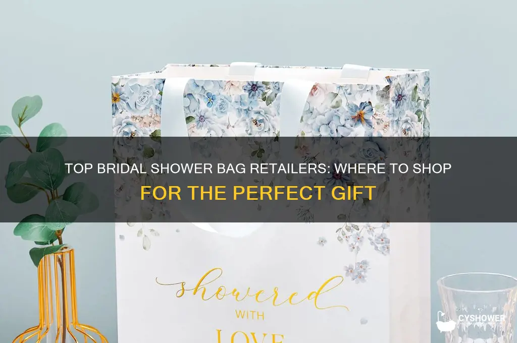 where to buy bridal shower bags