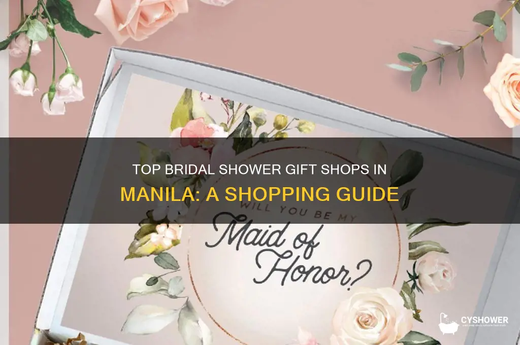 where to buy bridal shower gifts in manila