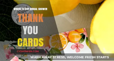 Best Places to Purchase Elegant Bridal Shower Thank You Cards