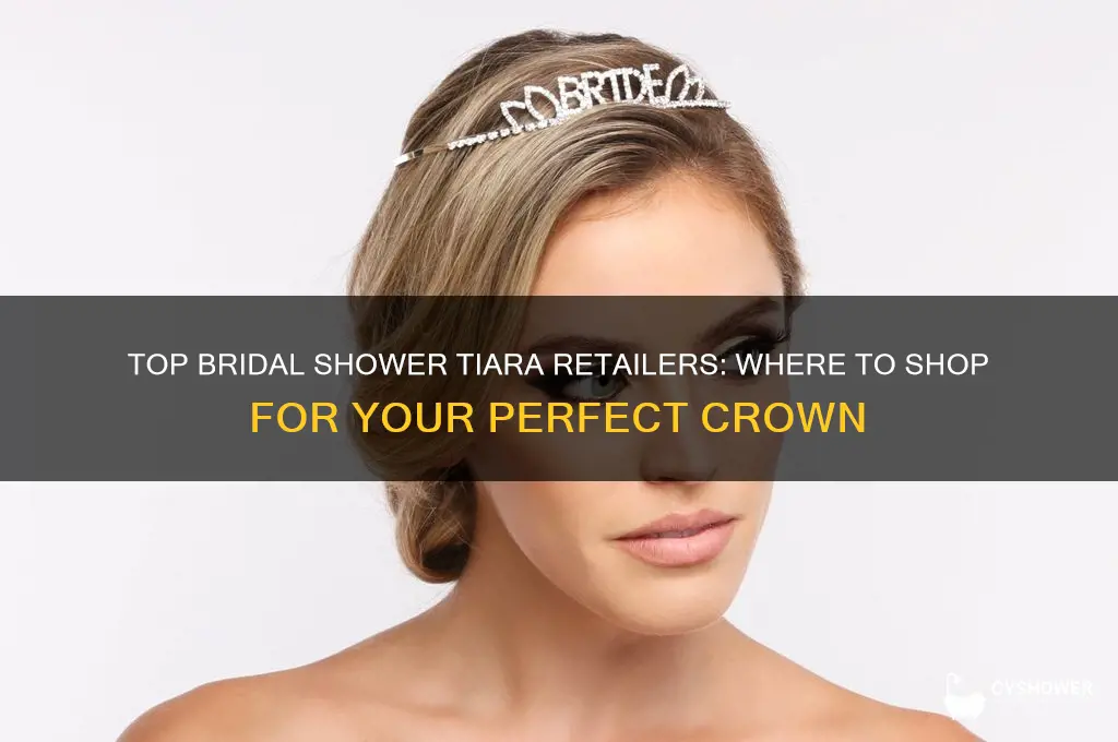 where to buy bridal shower tiara