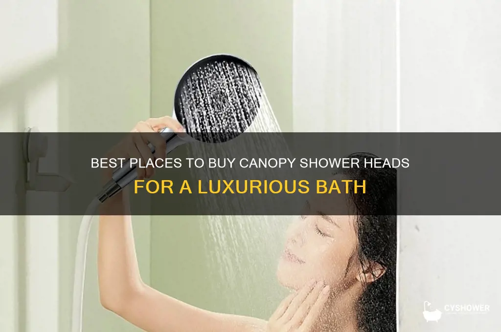 where to buy canopy shower head