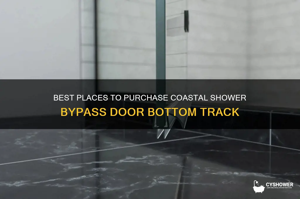 where to buy coastal shower bypass door bottom track
