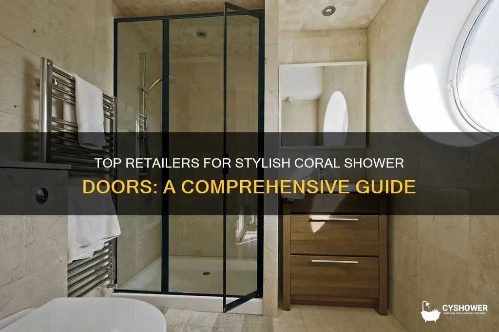 where to buy coral shower doors