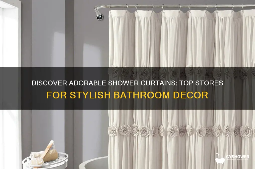 where to buy cute shower curtains