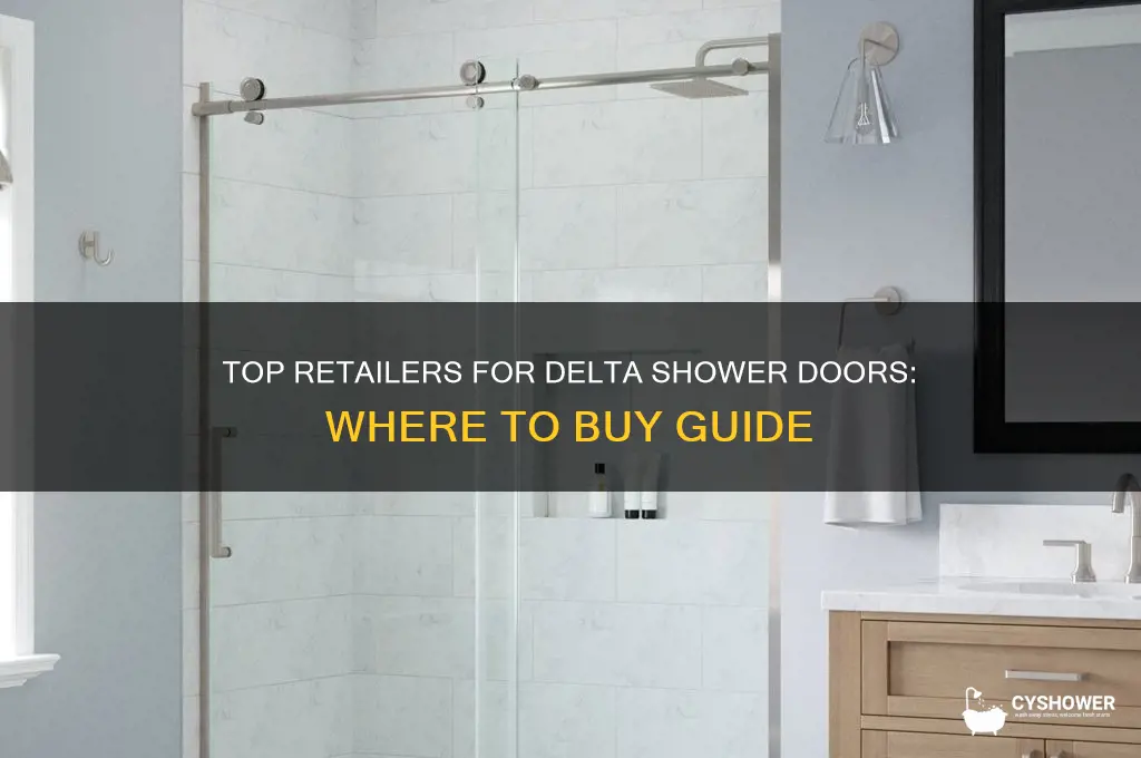 where to buy delta shower doors