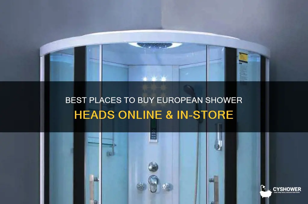 where to buy european shower head
