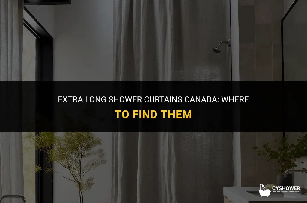 where to buy extra long shower curtains canada
