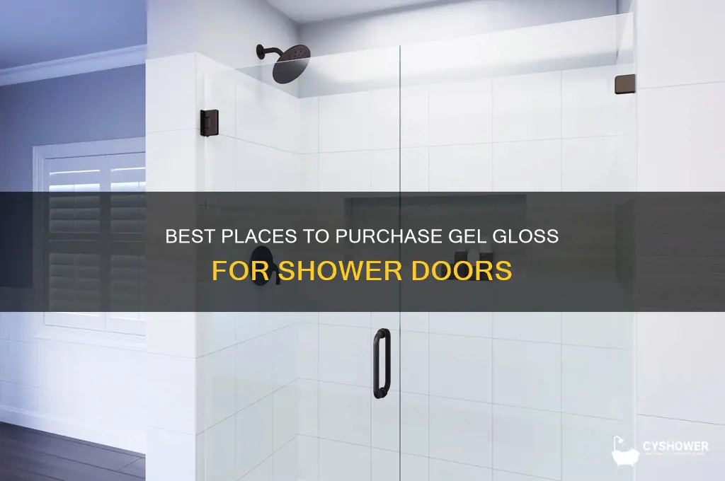where to buy gel gloss for shower doors