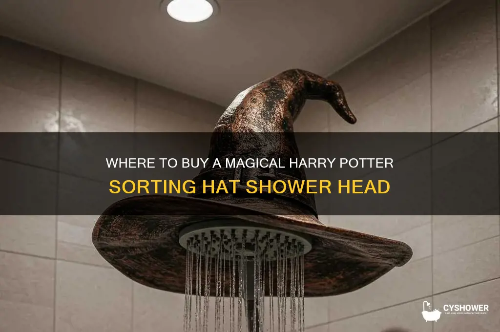 where to buy harry potter sorting hat shower head