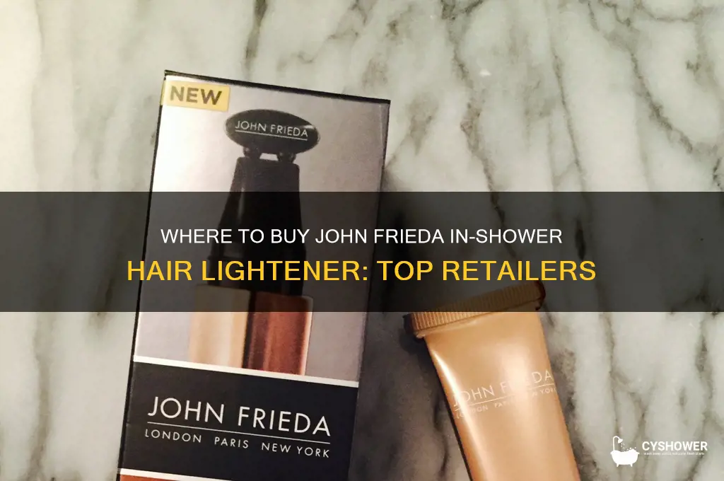 where to buy john frieda in shower hair lighener