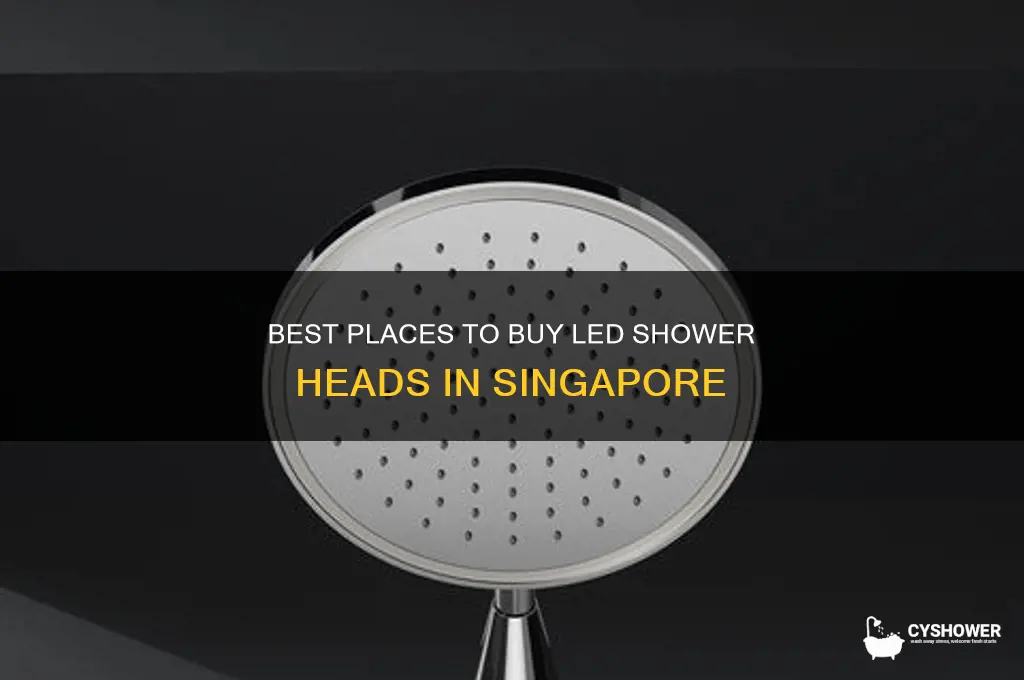 where to buy led shower head in singapore