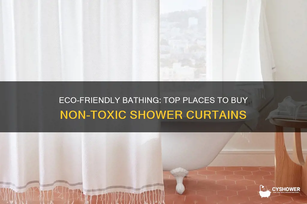 where to buy non toxic shower curtains