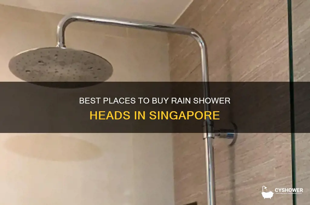 where to buy rain shower head in singapore