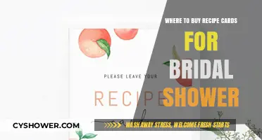 Best Places to Buy Recipe Cards for Bridal Showers