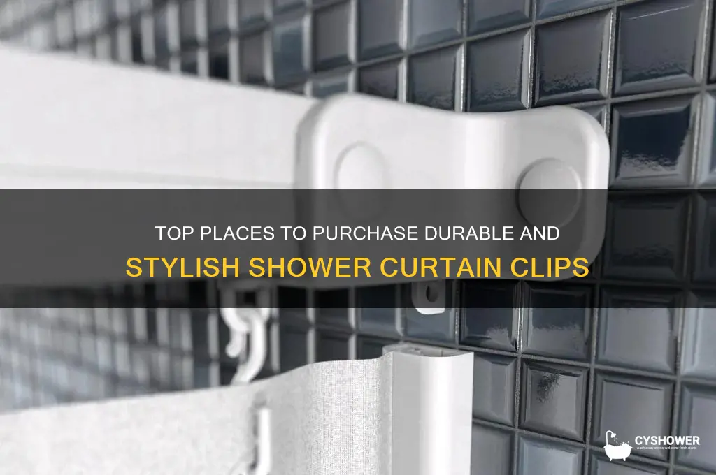 where to buy shower curtain clips